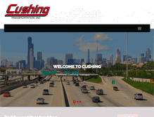 Tablet Screenshot of cushingtrans.com